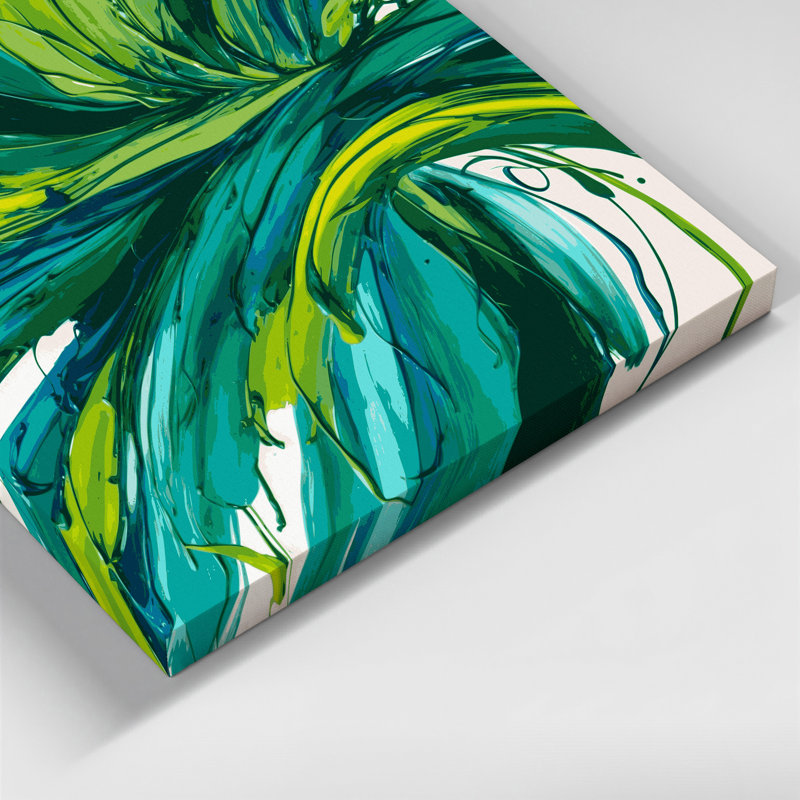 Art mural sur toile Lyrical Abstraction 67, H 20 po x l 30 po