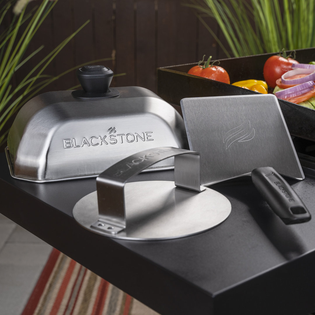Blackstone 3-Piece Stainless Steel Burger Kit Blackstone