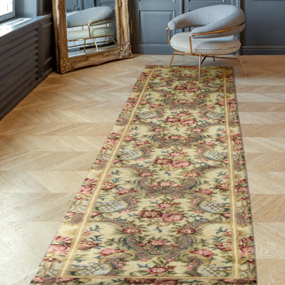 One-of-a-Kind 2'6" X 11'7" Runner Wool Area Rug in