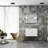 Gloss Wall-Mounted Bathroom Vanity With Mirro-1103263275-1103263272-1103263279