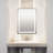 Flyte Rectangular LED Mirror with Defogger, Adjustable Light Temperature, Dimmer, and Smart Memory-1403111314