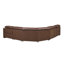 Canapé modulaire réversible inclinable en cuir de 119,5 po de large Ayshea-88773568-124244163