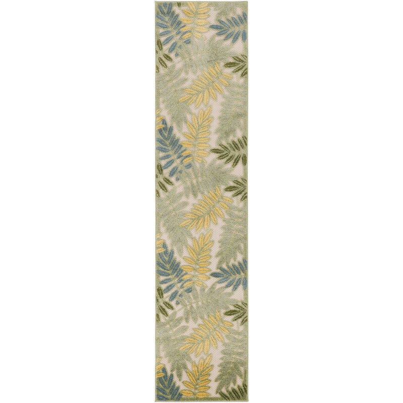 Ameir Floral Indoor/Outdoor Area Rug, Runner 2' x 6'
