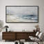 «Coastal Beach Serene Beach Watercolor Coastal Landscape», reproduction d'art sur toile-111176945-98042219