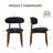 Maylon Upholstered Solid Wood Frame Side Chairs-1792095333