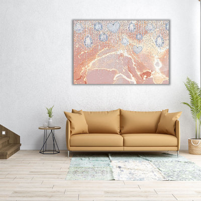 Rose scintillant - reproduction d'art sur toile
