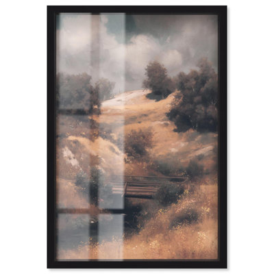 «Across the Way Shadowbox Print Landscape Art» par Art Remedy