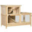 Cage à hamster en bois à 2 niveaux