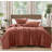Brooklyn Loom Matte Cotton Velvet Channel Stitch Quilt Set-118622677-118622680