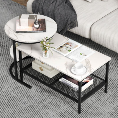 Table basse avec rangement Javarrius
