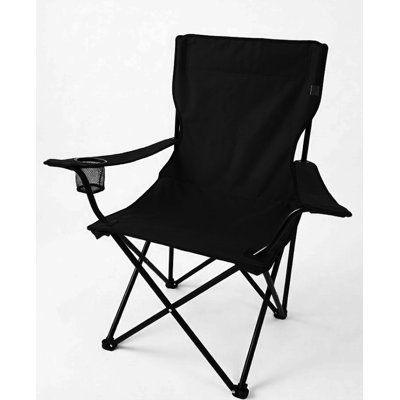 20" X 20" Camping Chair, Black