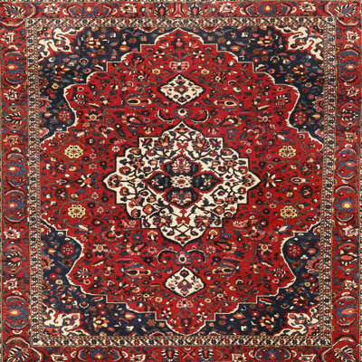 Tapis traditionnel rouge / noir