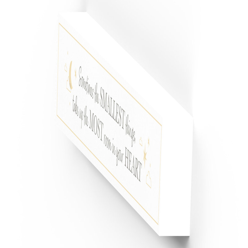 Cumbria Text & Numbers Letter Block, White/Yellow
