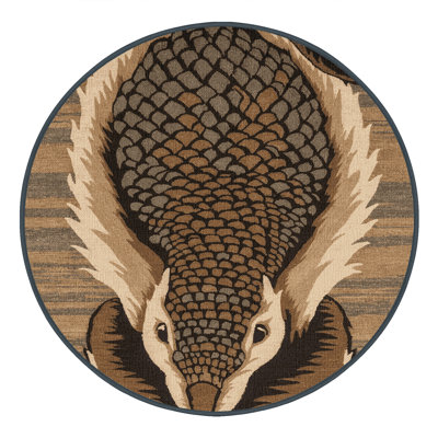  Tapis lavable avec motif de pangolins