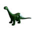 Statue de brontosaure vert géant en dinosaure en aluminium 90 po x 23 po x H 47 po