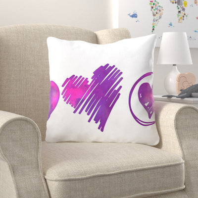 Floral Reversible Throw Pillow