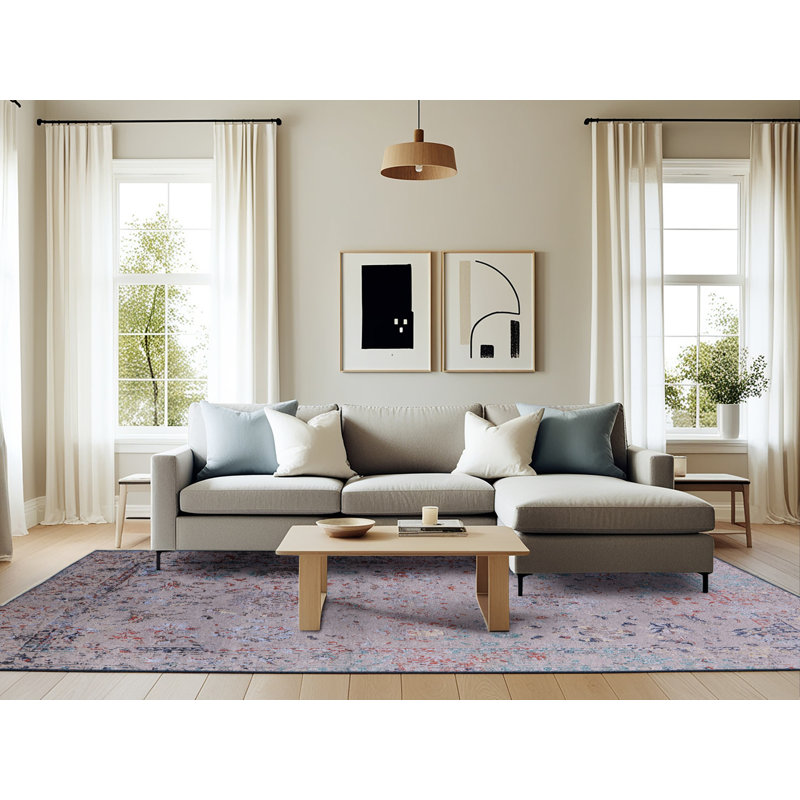 Tapis oriental gris, Rectangle 6 pi x 9 pi