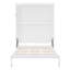Lit escamotable double pleine grandeur avec tablettes-1475838372