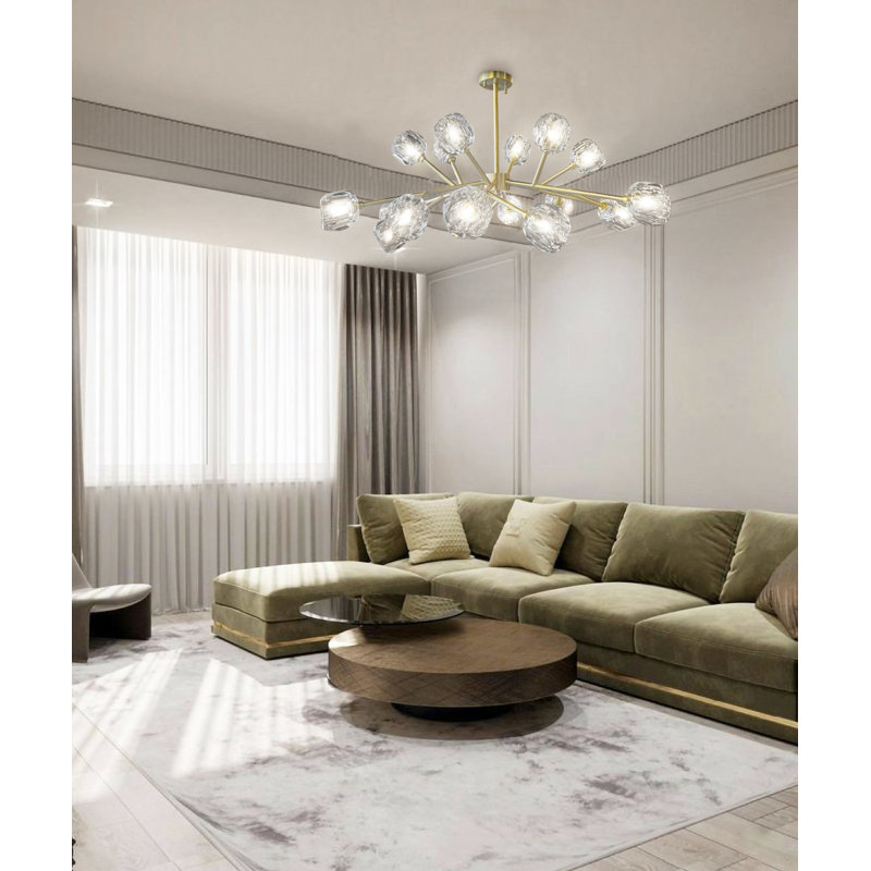 Lustre sphérique spoutnik 18 lumières Klamath