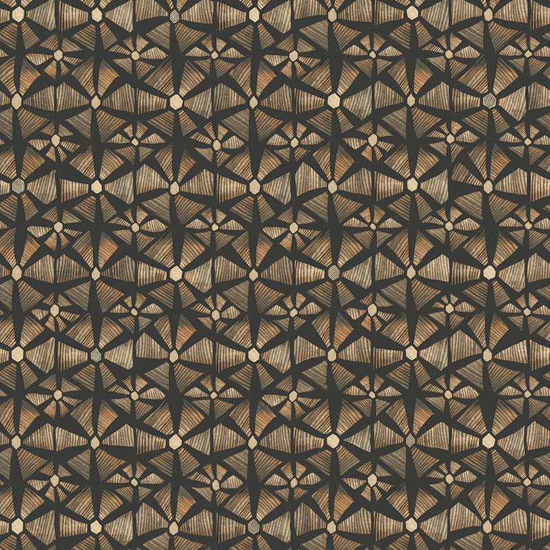 Ardmore-Jabula Kalahari 33' L x 20.5" W Wallpaper Roll, Spice/Black