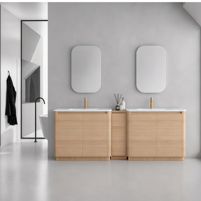 Meuble-lavabo autoportant Pebble