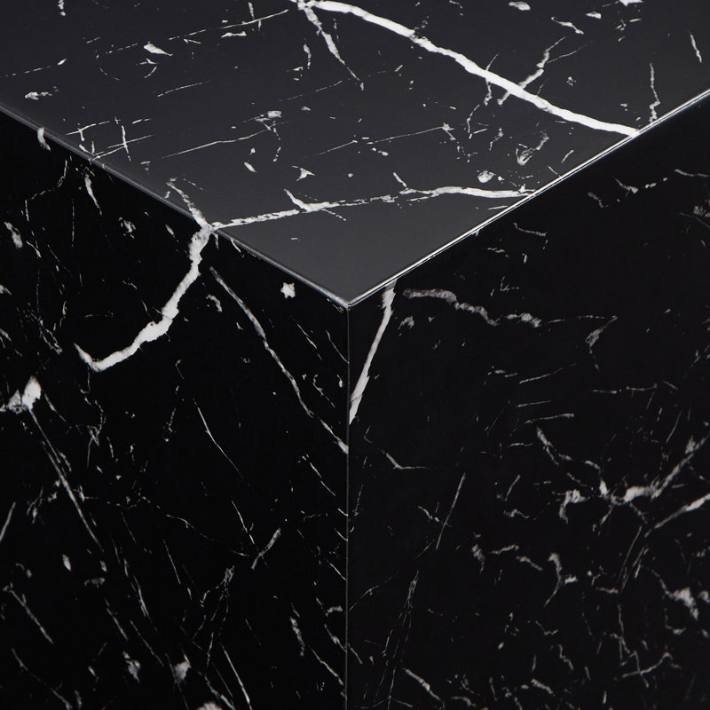 Table de bout Roman Block, Noir
