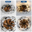 Ventilateur de plafond fermé à profil bas avec lumières et télécommande Jernisha-1328561212-1328561213-1310430149