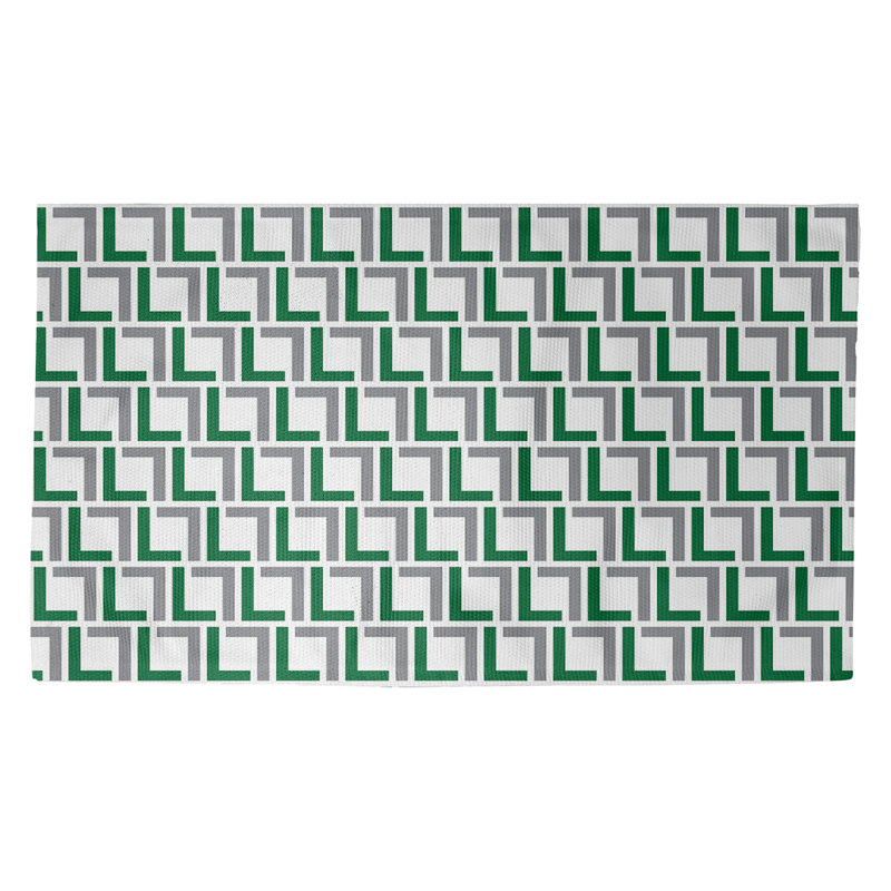 Geometric Indoor Rug, Rectangle 3' x 5'