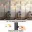 Rustic Matte Black-Beige Linen Arc Floor Lamp - Dimmable, Elegant Design, Easy Assembly-220199888