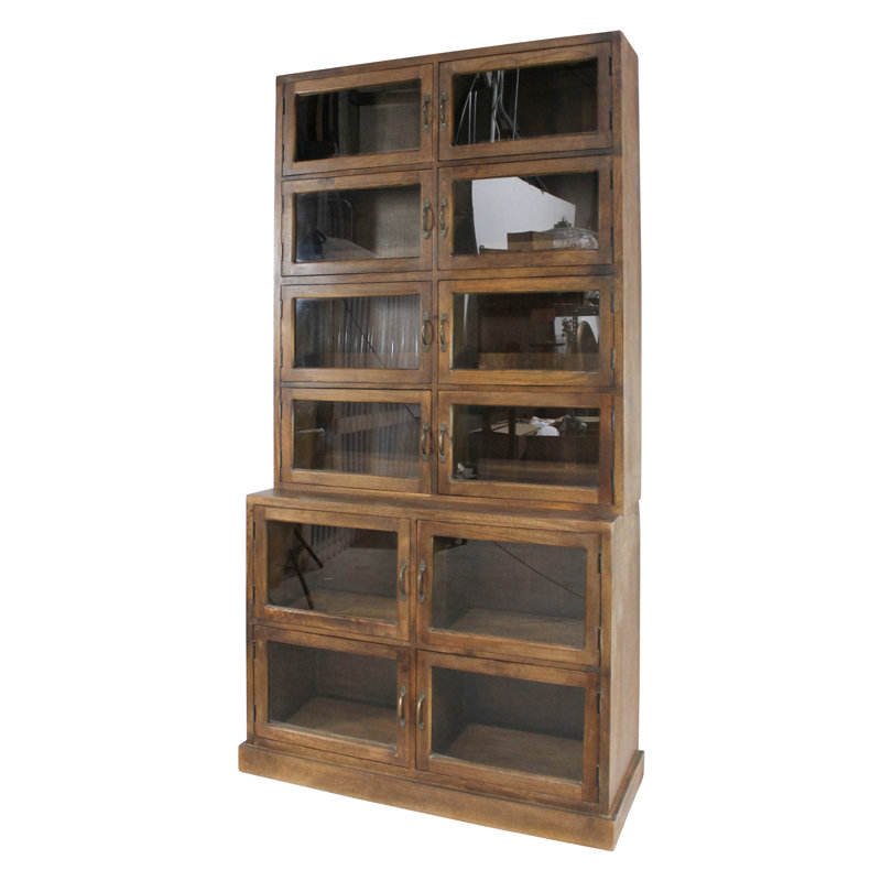 Armoire en bois avec 12 portes
