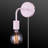 Delonte Aluminium Plug-in Armed Sconce