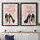 «Heels and Hustle», ensemble de 2 reproductions d'art textuel
