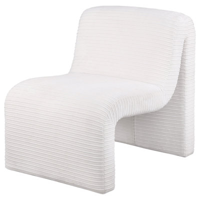 Fauteuil d'appoint incurvé Winne