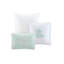 Housse de couette 100% coton pour grand lit - Broderie corail intrigante et grand bord à bord découpé, ravissant-124264969