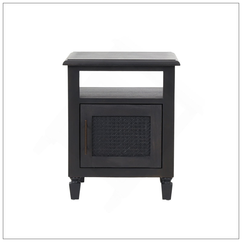 Table de chevet rembourrée en polyester durable avec lit gigogne escamotable, parfaite pour les espaces compacts et les lits d'appoint