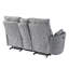 Canapé inclinable électrique à 2 places Callendale avec console de rangement et deux chargeurs USB et Type-C-1513611308