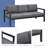Ahsir 5 - Person Patio Conversation Set with Cushions