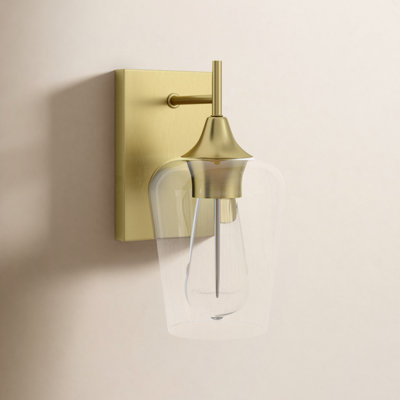 Breena Single Light Dimmable Armed Sconce
