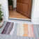 Machine Washable Indoor/Outdoor Xhevrie Orange Rug