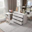 Bureau d'angle en L avec rangement - Conception réversible pour bureau à domicile