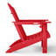 Chaise Adirondack en poly résistant aux intempéries avec table d'appoint Lucus-979898641