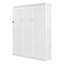 Grand lit escamotable mural avec tablettes