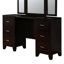 Commode 6 tiroirs avec miroir Aniylah