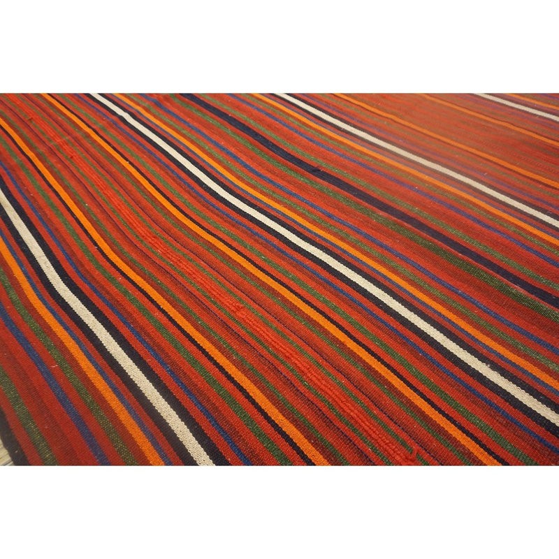 One-of-a-Kind 6'0" x 6'0" Square Flatweave Area Rug