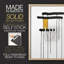 Golden Waterfall I, reproduction encadrée - bois massif-645909816-645909830