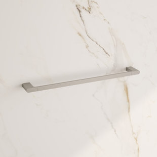 Barre à serviettes 24 po Rugen, porte-serviettes noir mat, quincaillerie de salle de bain en acier inoxydable, porte-serviettes de salle de bain