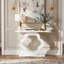 Console d'entrée moderne blanche 39,4 pouces