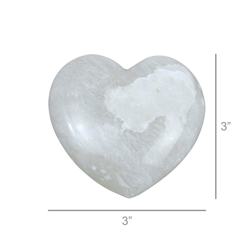 Handmade Alabaster Heart Dish