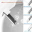 Toilette en porcelaine bidet - Ouverture / fermeture automatique, eau chaude, option de séchage avancée Smart Night, chasse d'eau, siège chauffant, produit de salle de bain blanc