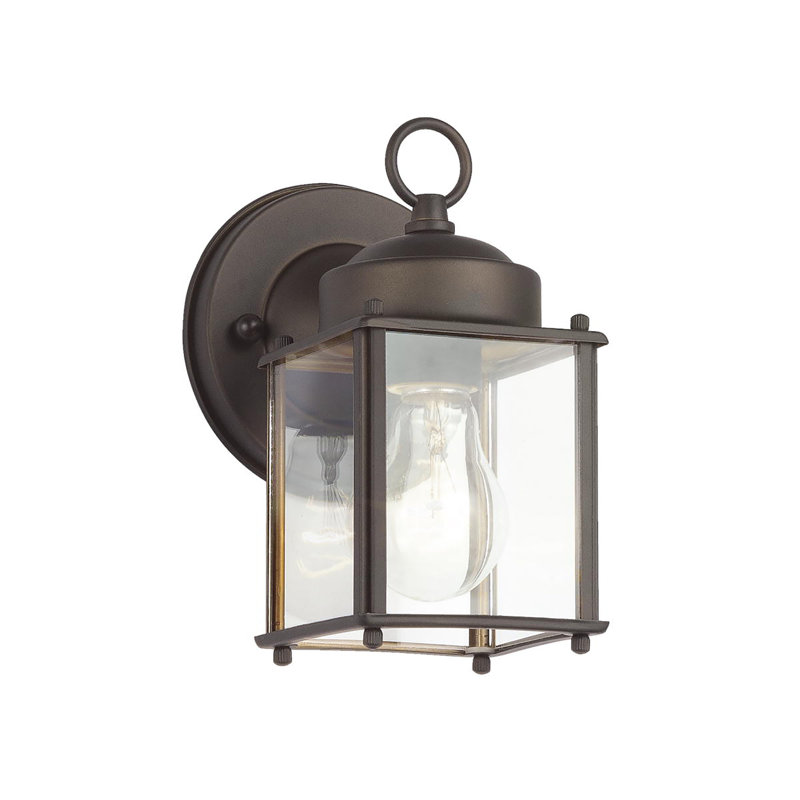 Caroline Steel Wall Light, Old Bronze